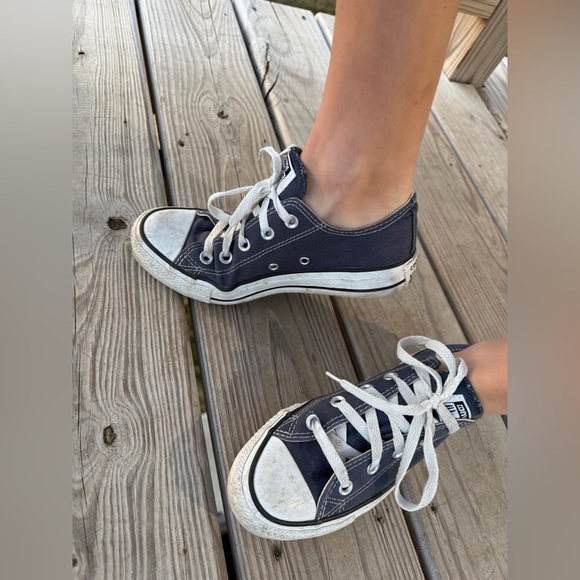 Converse All Star Low Top Navy Sneakers | Women’s 6 | Classic Worn-In 💙 - Picture 4 of 8